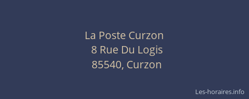 La Poste Curzon