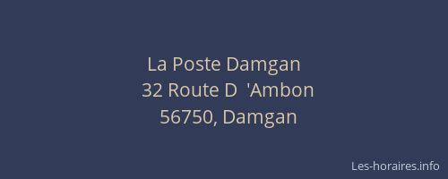 La Poste Damgan