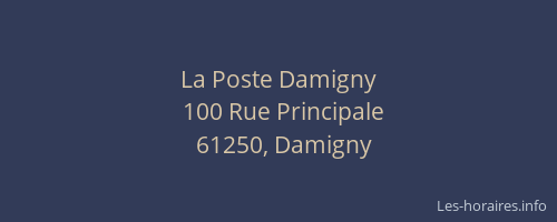 La Poste Damigny