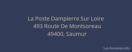 La Poste Dampierre Sur Loire