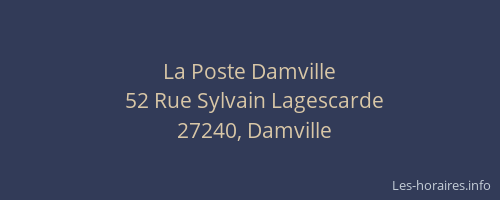 La Poste Damville