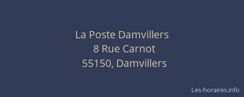 La Poste Damvillers