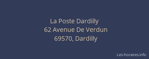 La Poste Dardilly