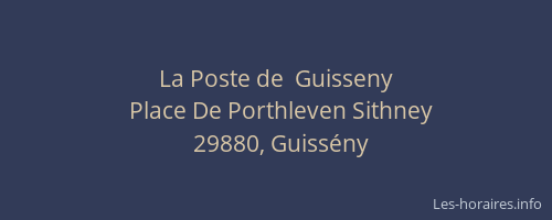 La Poste de  Guisseny