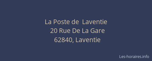 La Poste de  Laventie