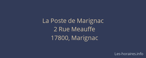 La Poste de Marignac