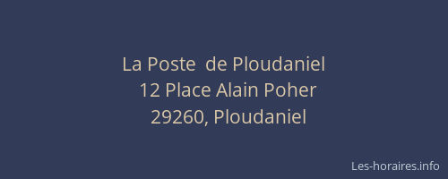La Poste  de Ploudaniel
