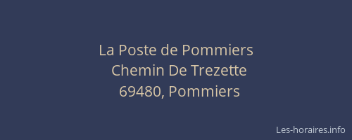 La Poste de Pommiers