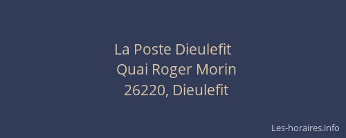 La Poste Dieulefit