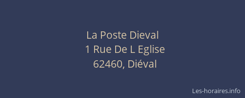 La Poste Dieval