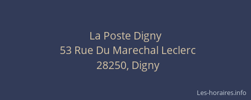 La Poste Digny