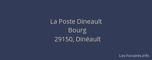La Poste Dineault