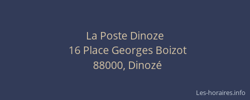 La Poste Dinoze