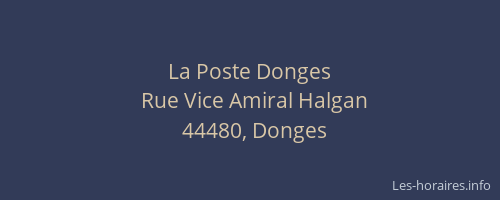 La Poste Donges