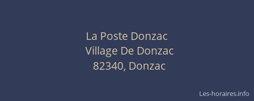 La Poste Donzac