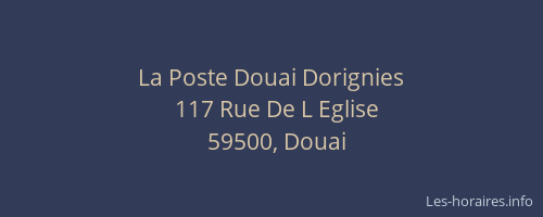 La Poste Douai Dorignies
