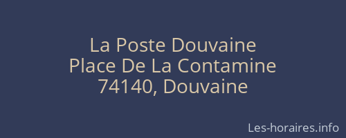 La Poste Douvaine