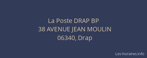 La Poste DRAP BP