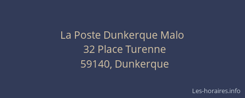 La Poste Dunkerque Malo