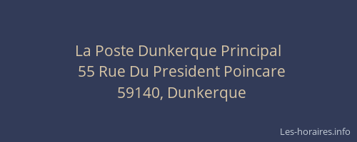 La Poste Dunkerque Principal