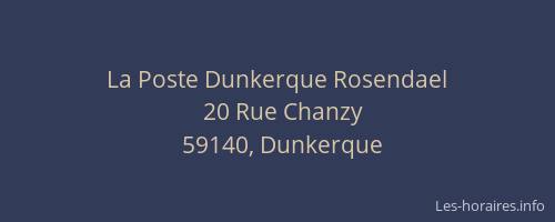 La Poste Dunkerque Rosendael