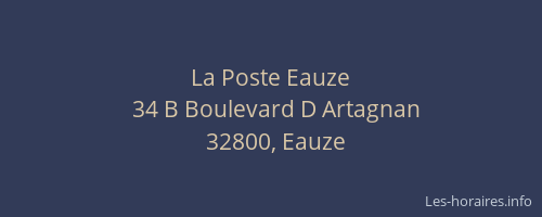 La Poste Eauze