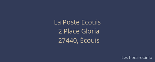 La Poste Ecouis