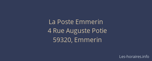 La Poste Emmerin