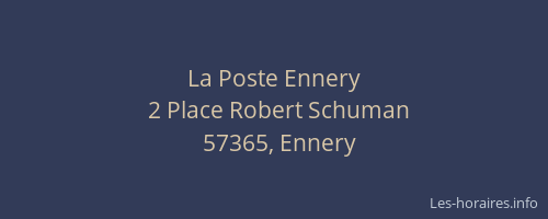La Poste Ennery