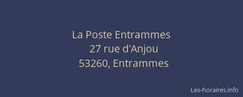 La Poste Entrammes