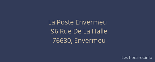 La Poste Envermeu
