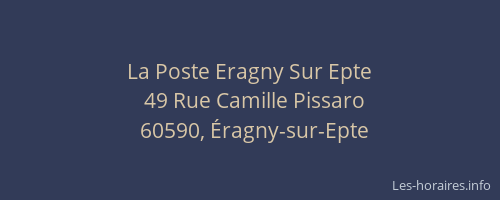 La Poste Eragny Sur Epte