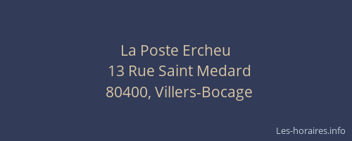 La Poste Ercheu