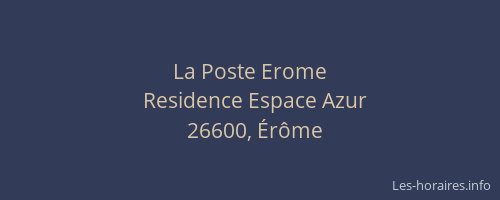 La Poste Erome