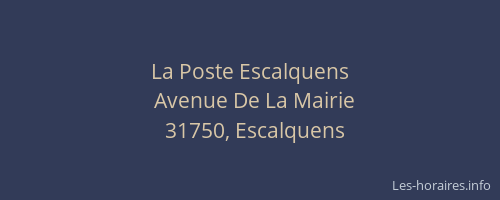 La Poste Escalquens
