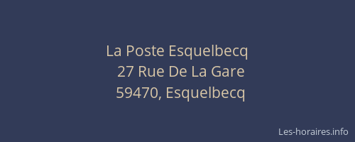 La Poste Esquelbecq