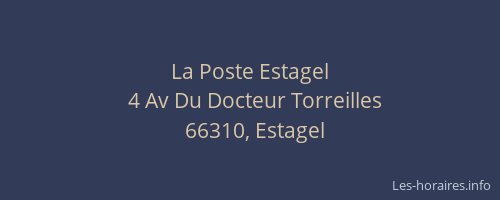 La Poste Estagel