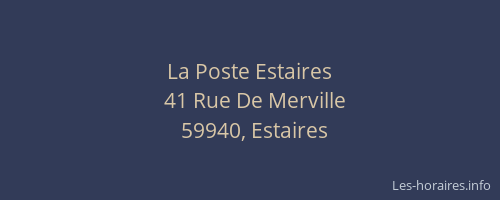 La Poste Estaires