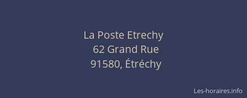 La Poste Etrechy