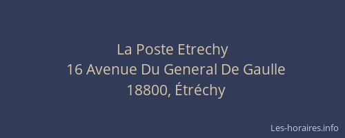 La Poste Etrechy