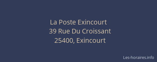 La Poste Exincourt