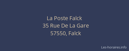 La Poste Falck