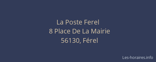 La Poste Ferel