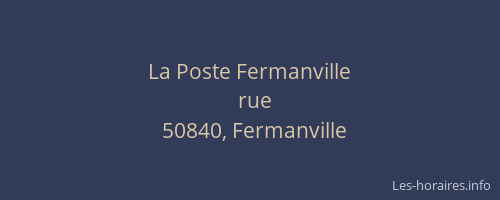 La Poste Fermanville