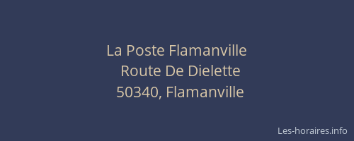 La Poste Flamanville