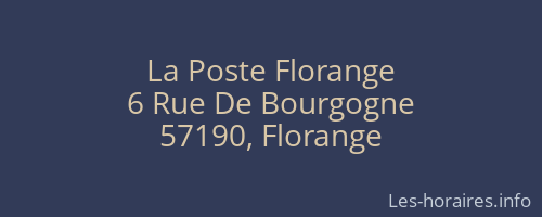 La Poste Florange