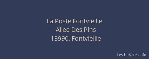 La Poste Fontvieille