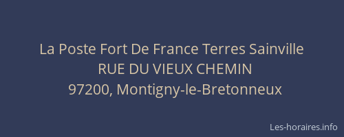 La Poste Fort De France Terres Sainville