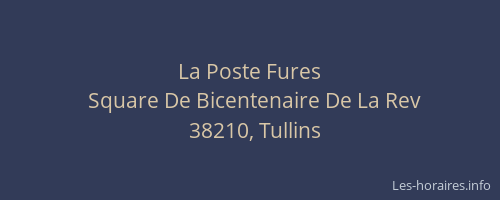 La Poste Fures