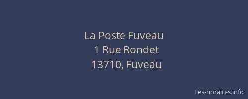 La Poste Fuveau
